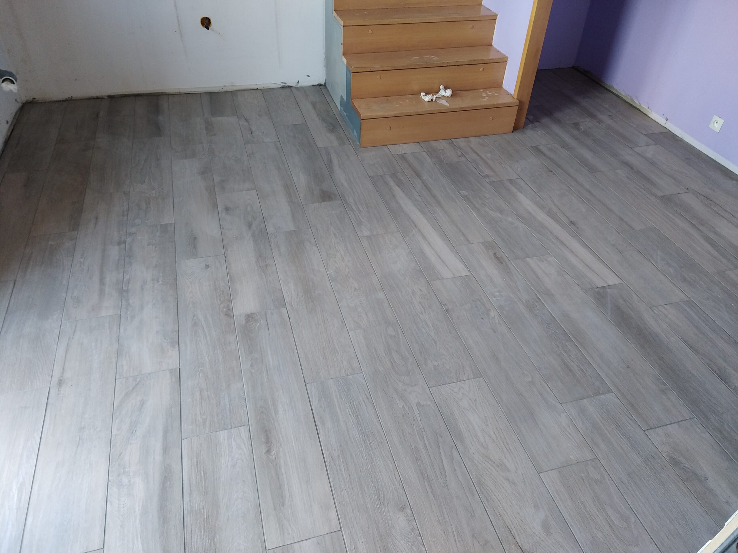 Salon imitation parquet